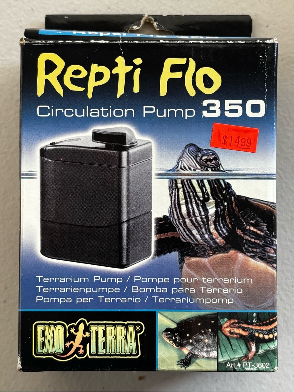 Repti Flo Reptile Terrarium High Performance Circulation Pump 350